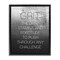 Stupell Industries Grit Motivational Definition Floater Framed Canvas Wall Art Design by Daphne Polselli
